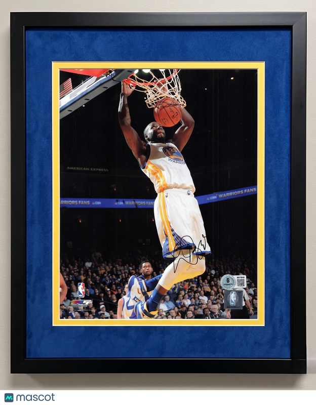 Draymond Green Golden State Warriors Signed 8x10 Custom Framed Photo PSA