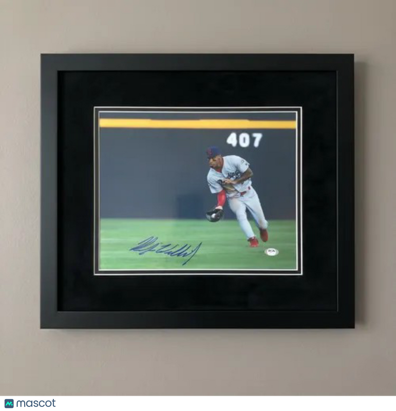 Nick Williams Philadelphia Phillies Signed 11x14 Custom Framed Photo PSA