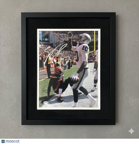 Seth Roberts Signed Oakland Raiders 11x14 Custom Framed Photo PSA Autographed