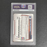 2023 Topps Bowman Prospect #BP-57 Peyton Graham Signed Card Auto PSA Slabbed
