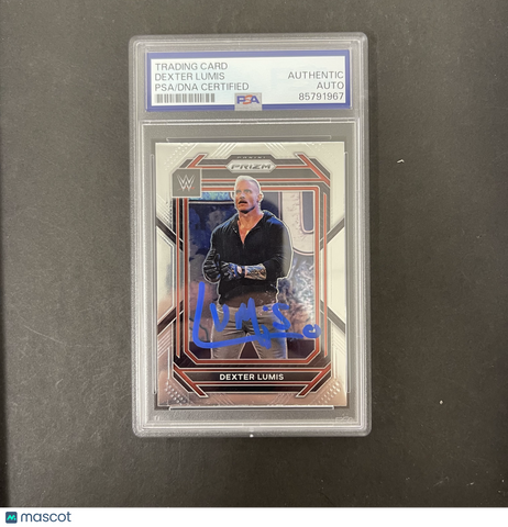 Dexter Lumis 2023 Panini Prizm#163 Signed Card PSA Autographed
