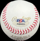 Jonathan Sanchez San Francisco Giants Signed Baseball MLB PSA