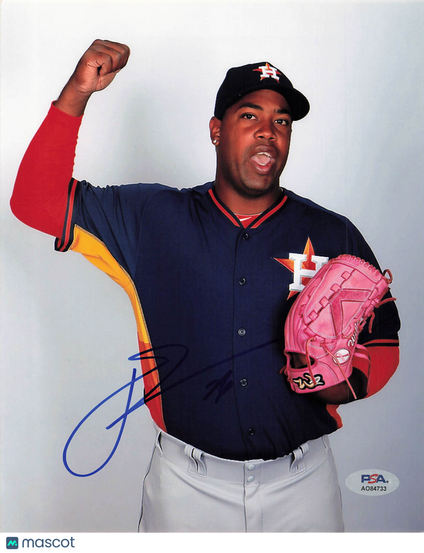 Jerome Williams Houston Astros Signed 8x10 Photo PSA