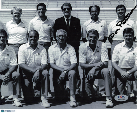 Don Patterson Signed Iowa Hawkeyes Football 8x10 Photo Autographed