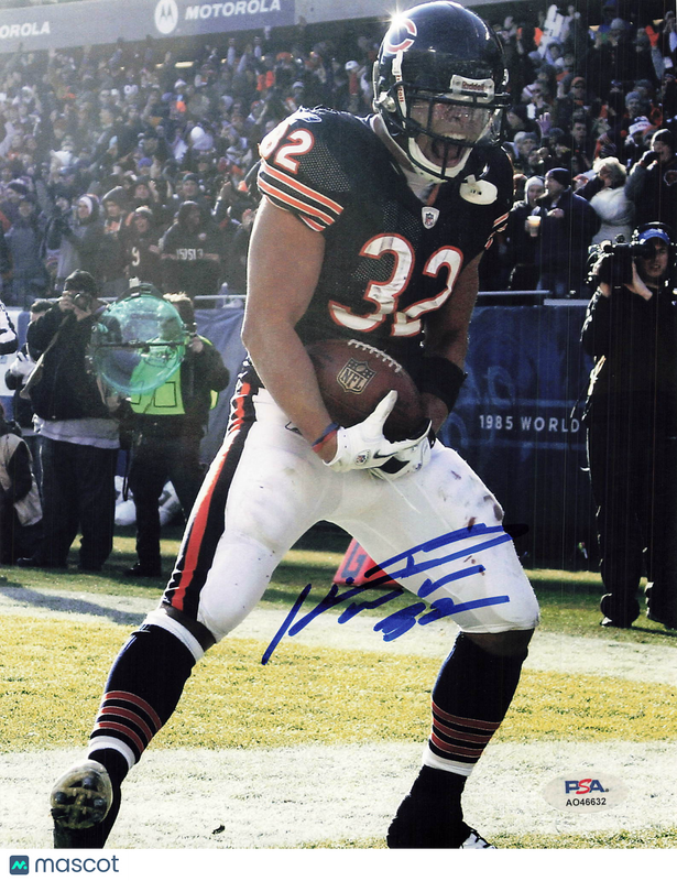 Kahlil Bell Signed Chicago Bears Football Photo PSA Autographed