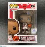 DeMar DeRozan Signed Basketball Funko Pop #156 PSA Autographed