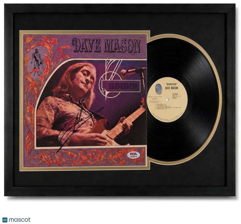 Dave Mason Signed Headkeeper Custom Framed Vinyl PSA Album Auth