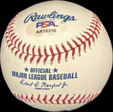 Blake Rutherford Signed MLB Baseball PSA Washington Nationals