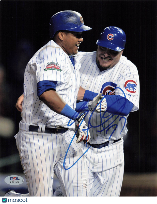 Eric Hinske Chicago Cubs Signed 8x10 Photo PSA