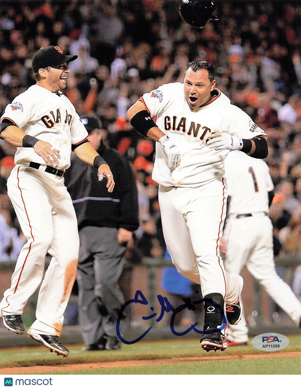 Guillermo Quiroz San Francisco Giants Signed 8x10 Photo PSA