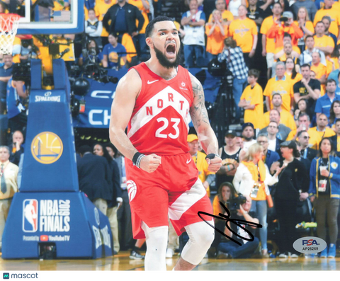 Fred VanVleet Signed 8x10 Photo PSA Toronto Raptors