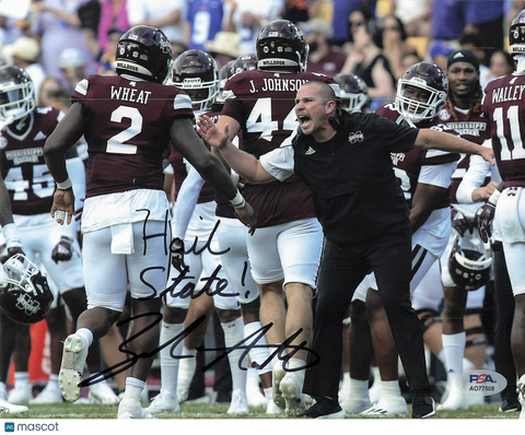 Zach Arnett signed 8x10 photo PSA/DNA Mississippi State Autographed