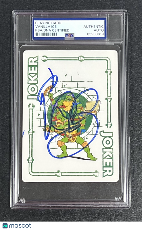 2022 Viacom Overseas Holdings C.V Vanilla Ice  Signed Card Auto PSA Slabbed