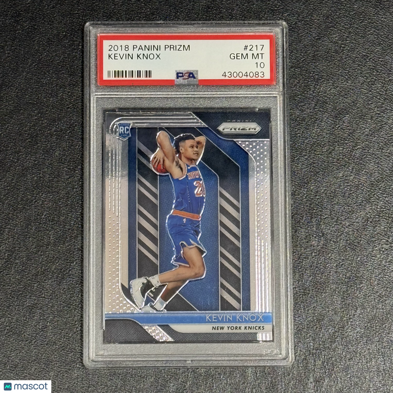 2018 Panini Prizm #217 Kevin Knox PSA 10 Slabbed New York Knicks