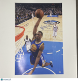 Harrison Barnes Golden State Warriors Signed Basketball 20x30 Photo PSA