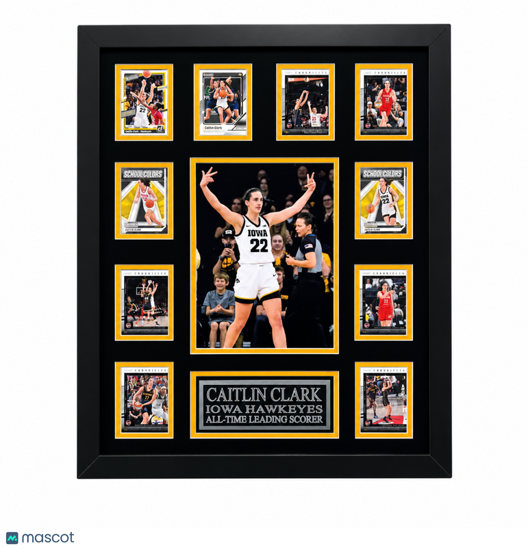 Caitlin Clark Framed 10-Photo Display Indiana Fever 24x20