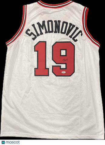 Marko Simonovic Signed Jersey PSA Chicago Bulls Autographed