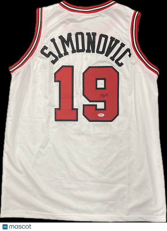 Marko Simonovic Signed Jersey PSA Chicago Bulls Autographed