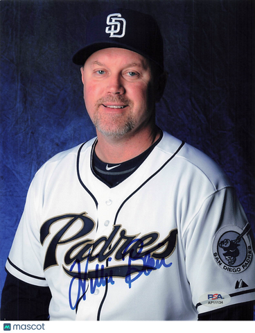 Willie Blair San Diego Padres Signed 8x10 Photo PSA