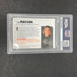 Erin Matson Sports Illustrated Kids Signed Card PSA Autographed