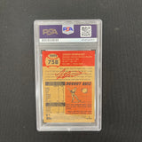 2024 Topps #758 Jasson Dominguez Signed Rookie Card Auto A PSA Slabbed Yankees