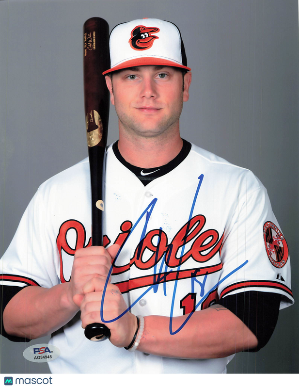 Christian Walker Baltimore Orioles Signed 8x10 Photo PSA