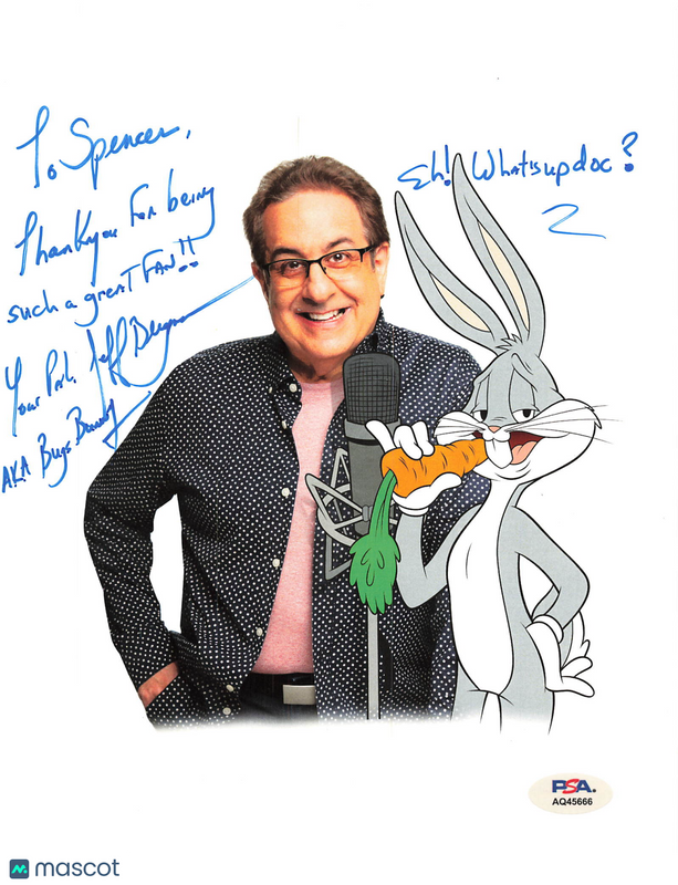 Jeff Bergman Signed 8x10 Photo PSA Autographed