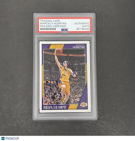 Marcelo Huertas 2016-17 Panini NBA Hoops#203 Signed Card PSA Autographed