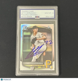 2025 Topps 1st Bowman Chrome#BDC-25 Seth Hernandez Signed PSA Auto 10 Slabbed