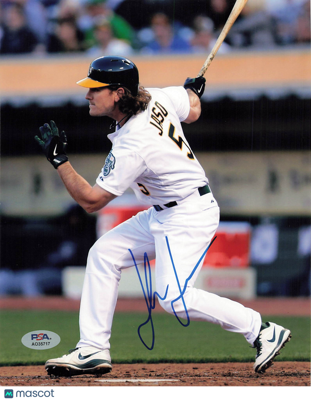 John Jaso Oakland Athletics Signed 8x10 Photo PSA