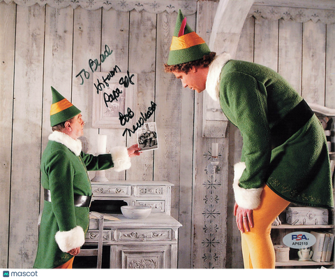 Bob Newhart Signed 8x10 Elf Photo PSA Autographed