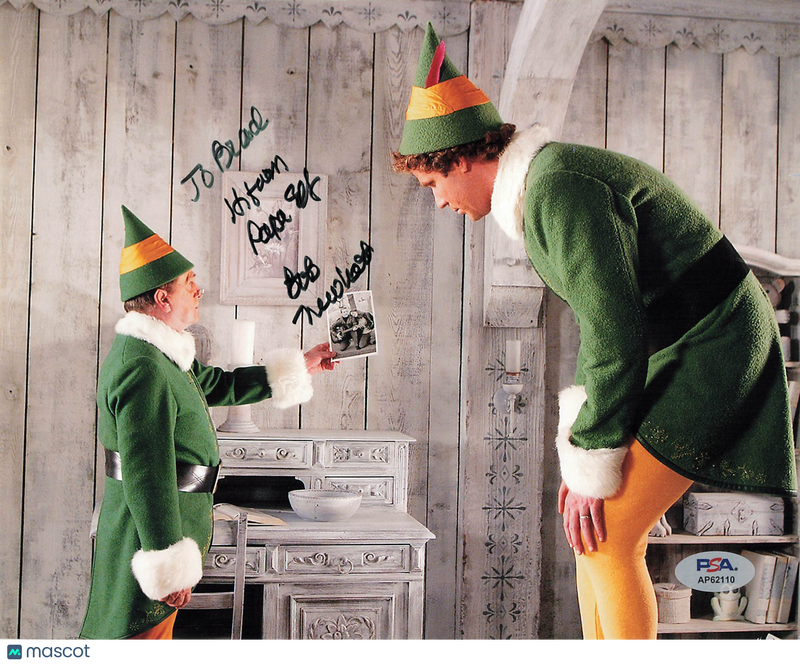 Bob Newhart Signed 8x10 Elf Photo PSA Autographed