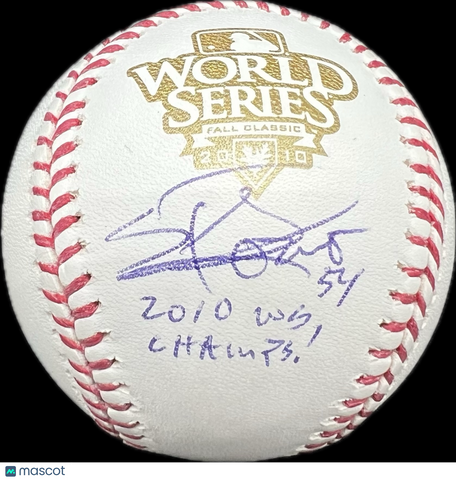 Sergio Romo San Francisco Giants Signed Baseball MLB PSA