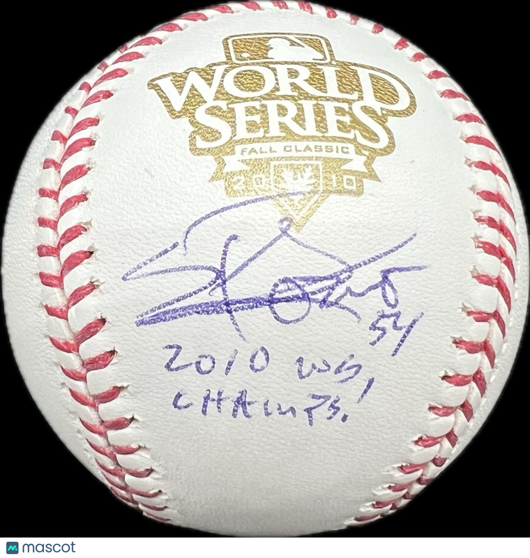 Sergio Romo San Francisco Giants Signed Baseball MLB PSA