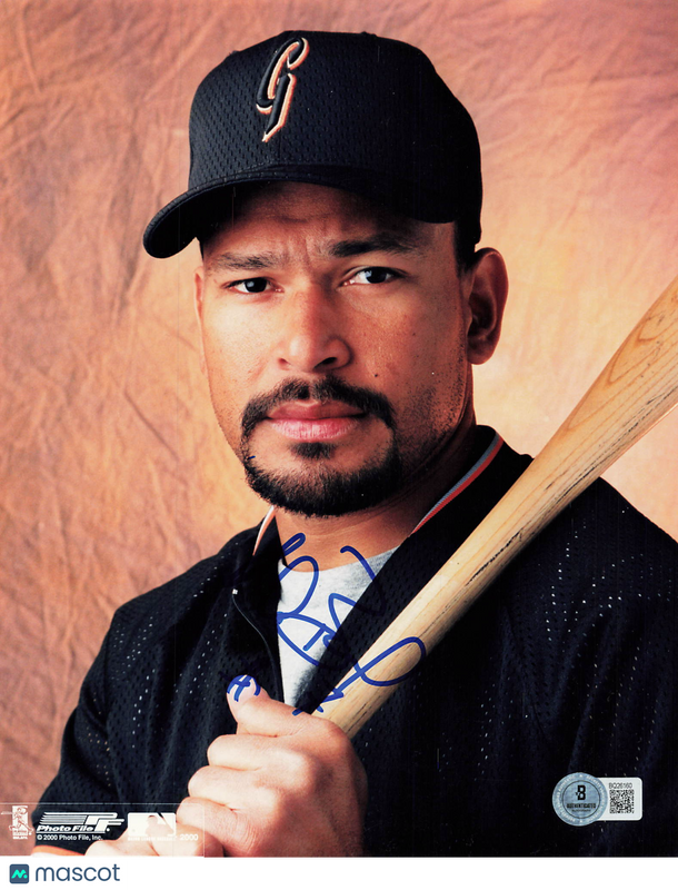 Marvin Benard San Francisco Giants Signed 8x10 Photo BAS