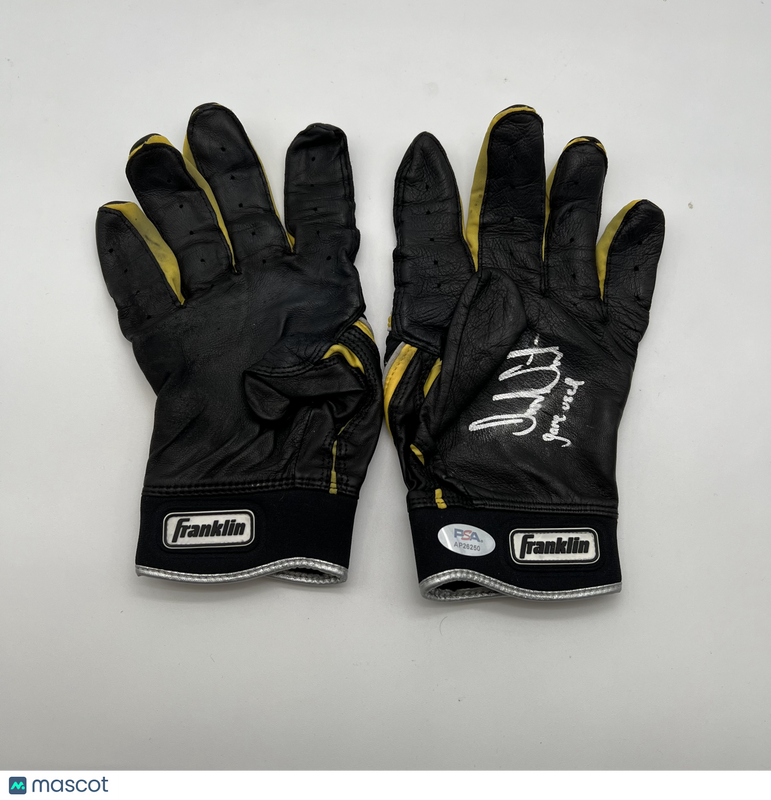 Jack Suwinski Signed Pittsburgh Pirates Batting Gloves