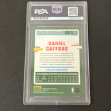 2023-24 Panini Donruss Optic #138 Daniel Gafford Blue Prizm 3/39 signed card PSA