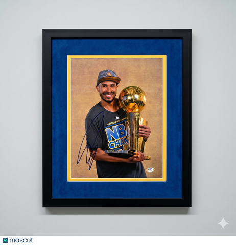 Leandro Barbosa Golden State Warriors Signed 11x14 Custom Framed Photo PSA