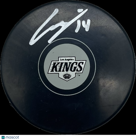 Alex Laferriere Signed Hockey Puck PSA Autographed Los Angeles Kings