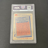 1982 Topps #26 Steve Garvey Kmart 20th Anniversary signed card PSA