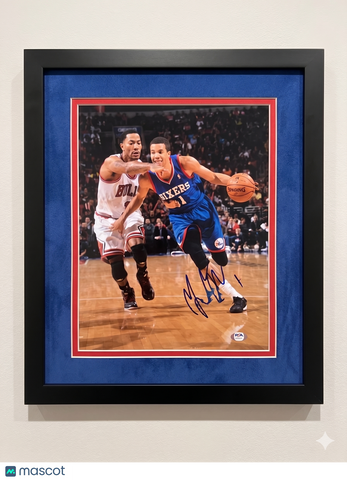 Michael Carter-Williams Philadelphia 76ers Signed 11x14 Custom Framed Photo PSA