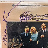 Paul Stookey, Mary Travers & Peter Yarrow Signed In the Wind Vinyl Album PSA