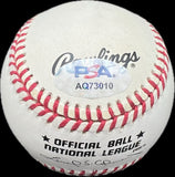 Marquis Grissom Signed Baseball MLB PSA