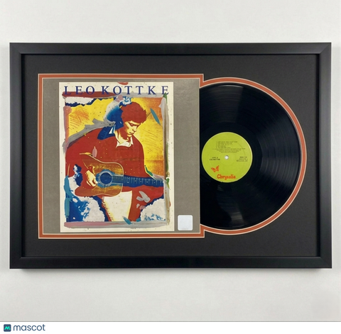 Leo Kottke Signed Leo Kottke Custom Framed Vinyl PSA Album Autographed