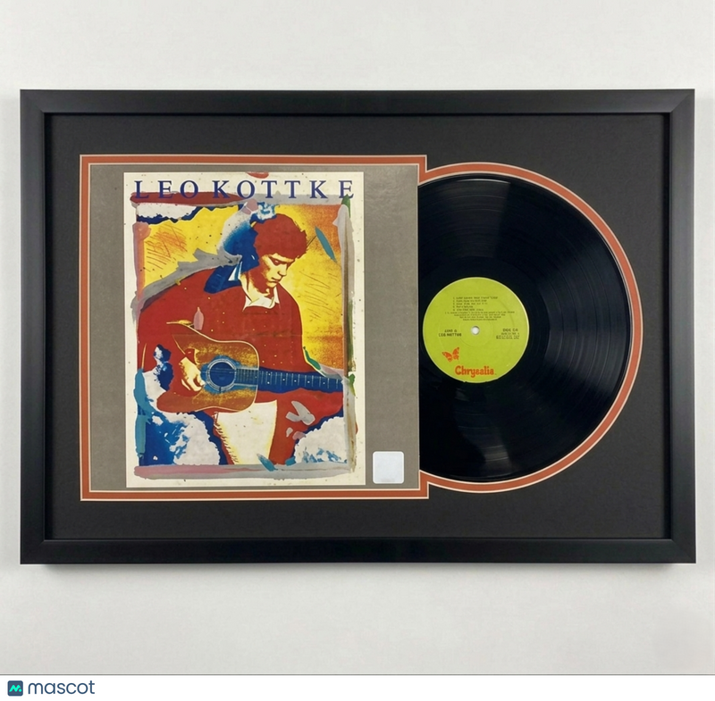 Leo Kottke Signed Leo Kottke Custom Framed Vinyl PSA Album Autographed