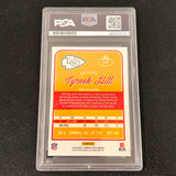 2016 Panini Donruss Optic Refractor #117 Tyreek Hill Signed Card Auto PSA Slab