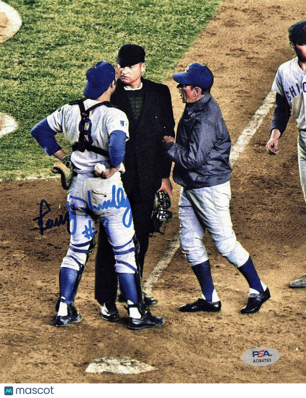 Randy Hundley Chicago Cubs Signed 8x10 Photo PSA