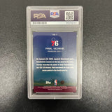 2025 Topps 8-Bit Ballers#8B-7 Paul George Signed Card PSA Philadelphia 76ers