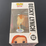 Becky Lynch Signed Wrestling Funko Pop #102 PSA Encapsulated Autographed