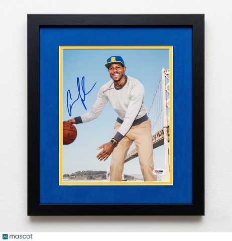 Andre Iguodala Golden State Warriors Signed 8x10 Custom Framed Photo PSA
